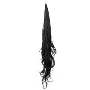 Eleganter Pferdeschwanz in der Farbe schwarz Pony-Haar zum einfachen Einsetzen für extra Fülle und Stilvielfalt 80 cm Gesamtlänge