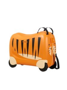 Samsonite Trolley Dreamrider Ride-On Suitcase Tiger T. Koffer 28L Orange