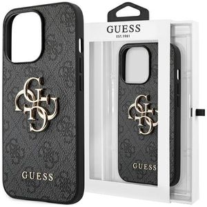 Guess GUHCN614GMGGR hard silikonové pouzdro iPhone 11/XR grey 4G kovové logo