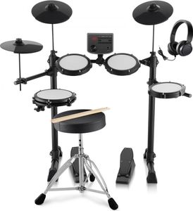 E-Drum-Set - Elektronisches Schlagzeug mit 150 Sounds - 203 mm - Ideal für Anfänger und Erwachsene