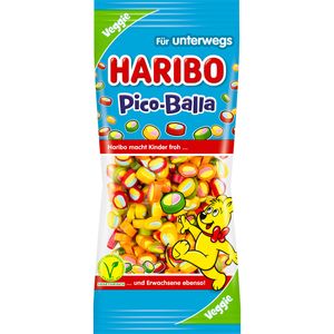 Haribo Pico Balla ovocná žvýkačka s oboustrannou cukrářskou náplní 65g