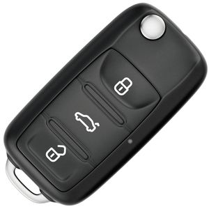 Univerzálne puzdro na kľúče od auta, kryt elektroniky, plast, 3 praktické tlačidlá, VW Golf Passat Škoda Octavia Superb Seat Leon Toledo Altea Retoo
