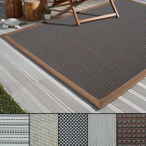 Vonkajší koberec s okrajom z plastu odolný voči poveternostným vplyvom a protišmykový Modena 200x290 cm