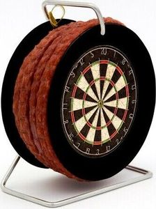 Snack Wurst auf Mini-Kabeltrommel - Modell Dartscheibe