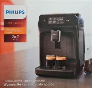 Philips Series 1200 EP1200/00 Kaffeevollautomat Espressomaschine, schwarz