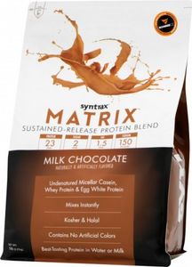 Syntrax Matrix 5.0 2270 g Banane / Mehrkomponenten Protein / Leckeres Proteinpulver mit verzögerter Freisetzung