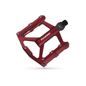 Pedály Exustar E-PB557 - Červená