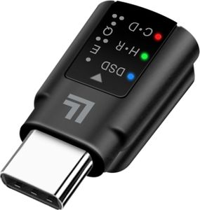 LogiLink USB-C DAC audio adapter, USB-C/M to 3.5 mm/F, black