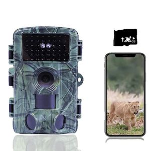 Outdoor Jagdkamera, 60MP Auflösung, WIFI-Verbindung, PR1600 Hinzufügen von 128GB