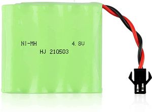 1 ks 4,8 V Ni-MH 1200 mAh baterie pro dálkové ovládání auta - USB - nabíječka