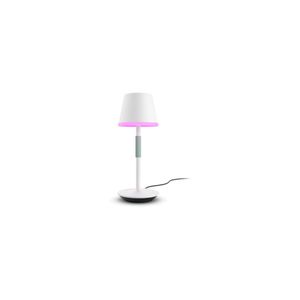 Prenosná stolová LED lampa Philips Hue White & Color Ambiance Go, 530 lm, 4000 K, biela (929003128401)