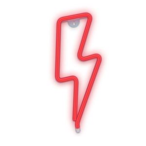 Neon LED Zeichen Licht Batterie / USB LED Licht Home Leuchtschild Nachtlicht Blitz - Rot