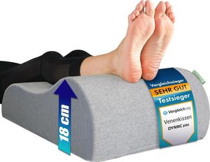 DYNMC you Venenkissen Beinhochlagerungskissen - Beinkissen für Entlastung der Beine - Lagerungskissen Erwachsene - Ergonomisches Venenkissen
