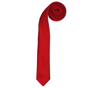 Premier Herren Krawatte, schmal (2 Stück/Packung) RW6949 (Einheitsgröße) (Rot)