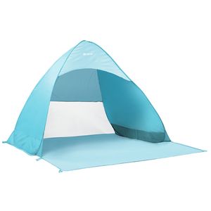 Strandzelt Strandmuschel Sofort Aufklappbares Zelt Campingzelt Automatisches Tragbares Wurfzelt Outdoor 160 x 150 x 115cm