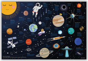 Universum für Kinder Schreibtischunterlage 60x40cm
