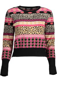 DESIGUAL Pullover Damen Textil Schwarz SF14476 - Größe: L