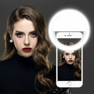 Selfie Licht Ring mit USB-Kabel Handy Flash LED Light Fotolicht für Smartphone