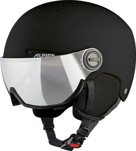 Alpina Arber Visor Q-Lite Ski Helmet Black Matt L Skihelm
