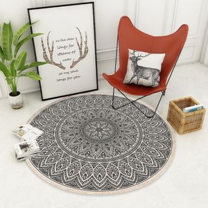 Hikeren Outdoorteppiche Böhmischen Stil Mandala Muster Runde Teppich Matte Bereich Teppich für Wohnzimmer room Decor