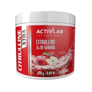 Activlab Citrulline Xtra 200g, Erhöht die Leistungsfähigkeit des Körpers und verzögert das Ermüdungsgefühl - Zitrone