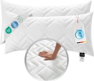 Kopfkissen 40x80 Schalfkissen Sofakissen Doppelpack [ 2-er Pack ]