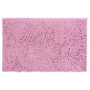 PANA® Chenille Badematten Serie aus Mikrofaser - versch. Varianten, Größe:50 x 80 cm, Farben:Rosa