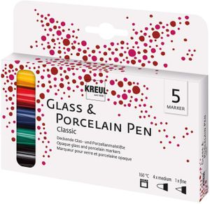 KREUL Porzellanmarker "PorcelainPEN brillant" 5er Set