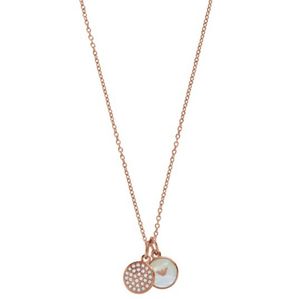 Emporio Armani Damen Collier SIGNATURE Edelstahl rosé 43 cm