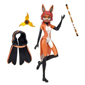 Miraculous Rena Rouge Spielfigur Ladybug Marienkäfer und Cat Noir Rote Fuchs Sammelfigur