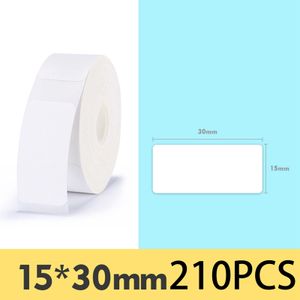 210  Blatt NiimBot D11/D110 Etikettendruckpapier, Thermopapier, weiß 15*30mm