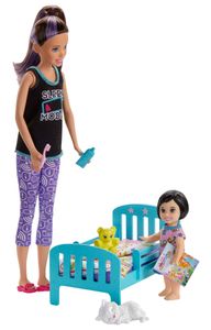 Barbie Skipper Babysitters Inc Súprava bábik a posteľných hier