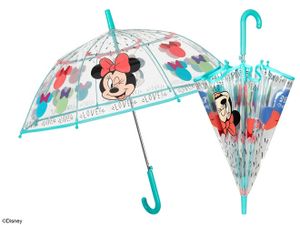 Disney Regenschirm Minnie Mouse Mini Maus 74 cm automatisch Mädchen transparent  multicolor