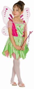 Rub - Kinder Kostüm Blumenfee Fee Elfe Kleid Karneval Fasching 116