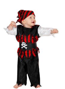 W3024-86 Piraten-Kostüm Baby-Kleinkinderkostüm Gr.86