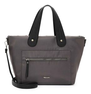 Tamaris Damen Shopper Handtasche mittelgroß Nylon Optik Johanna 31814, Farbe:Grün