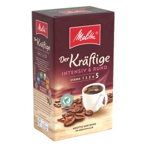 MELITTA Filterkaffee Der Kräftige gemahlener Röstkaffee 500g intensiv rund