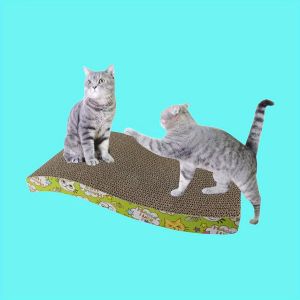Verschleißfestes Kratzpad für Katzen, langlebiger Kratzbaum aus Wellpappe zum Krallenschleifen und für Unterhaltung