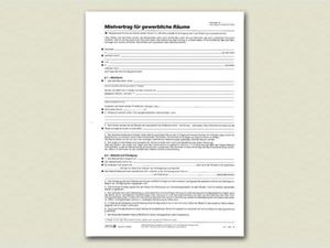 Mietvertrag Gewerberäume