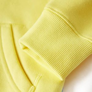 vidaXL Kinder-Kapuzenpullover mit Reißverschluss Hellgelb 104