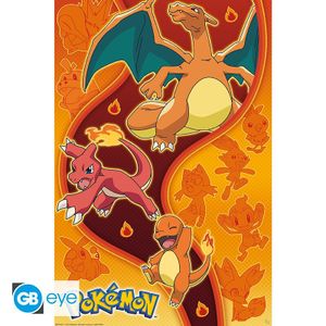 Poster Pokemon Fire Type 61x91.5cm