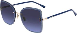 Jimmy Choo LETI/S LKS GOLD BLUE 62/15/145 Dámske slnečné okuliare