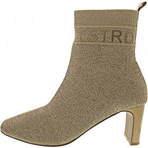 La Strada Damen-Stiefelette mit Absatz Boots Gold, Farbe:beige/schlamm, EU Größe:38
