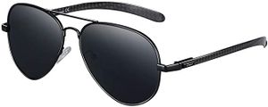 Sonnenbrille Polarisierte für Herren Damen Uni Metallrahmen Vintage Pilotenbrille UV400-Schutz Sonnenbrillen