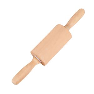 hölzernen Nicht-Stick-Rollstift-Gebäckmehl Kuchen-Teig-Rollen Küche Backwerkzeug-Klein