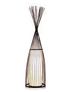 Fine Asianliving Stehlampe Bambus - James B40xT40xH150cm