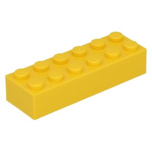 LEGO® 2x6 Steine Hochsteine Gelb - 2456 NEU! Menge 100x