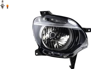 Johns, Reflektory halogenowe pasujące do Renault Twingo III 09/2014- Prawa żarówka 260104296R