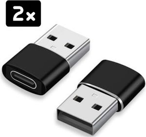 Rolio USB-C auf USB-A Adapter - 2 Stück -  - Funktioniert mit allen USB-C Geräten wie Macbook Pro / Air / iPad Pro / Galaxy / HP / Dell / Lenovo