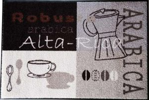 Waschbare Fussmatte Alta Rica - Kaffee ca 60 x 85 cm wash+dry Küchenmatte